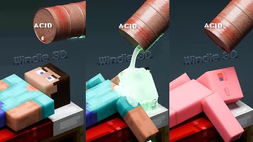 The Most Satisfying Minecraft Fluids Simulations 3 Compilation