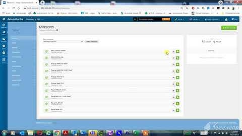 How to view template missions in a MiR Robot