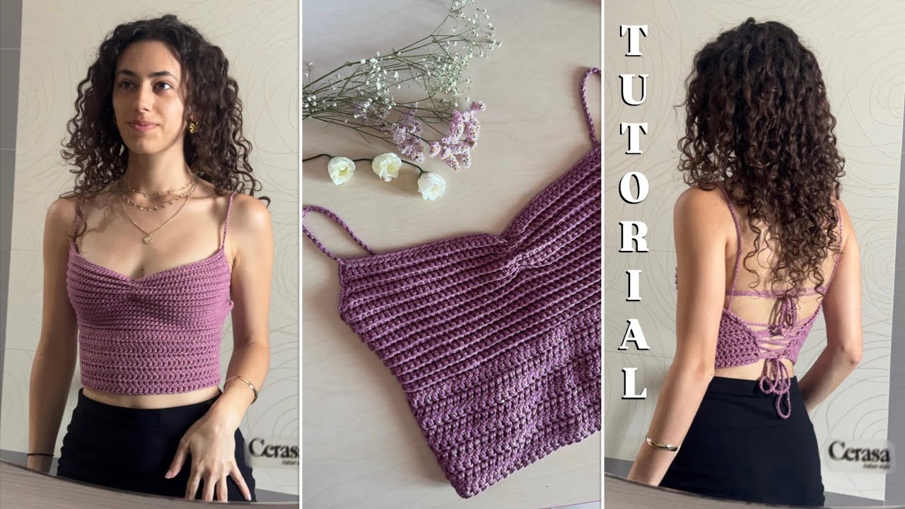 TUTORIAL top all’uncinetto facile e veloce | Crochet top beginner friendly ✨