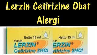 LERZIN cetirizine hydrochloride obat apa