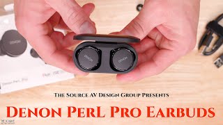 Denon PerL Pro Bluetooth wireless earbuds; are you ready for personalized  sound? - YouTube