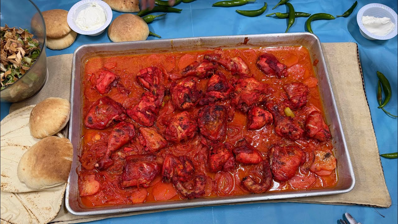 Pollo tandoori al horno con mi hija Nibal. ❤️