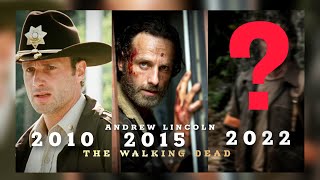 Andrew Lincoln EVOLUTION in THE WALKING DEAD (2010 to 2022)