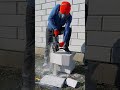 How to cut concrete blocks #aac #ytong #gas block
