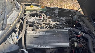 Engine number location on SAAB 900 2.1 (B212)