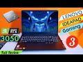 Lenovo Ideapad Gaming 3 Laptop with AMD Ryzen 7 5800H and RTX 3050 unboxing and full review.