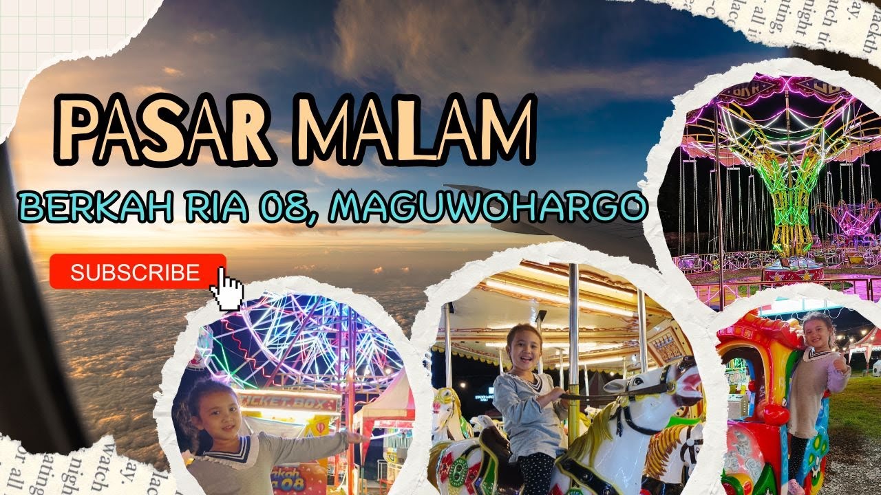 PASAR MALAM BERKAH RIA 08, SURGANYA HIBURAN ANAK DI MAGUWOHARJO!