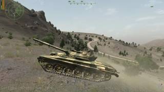 ARMA 2 Wasteland - Shoot down aircraft and heli with tank bad quality