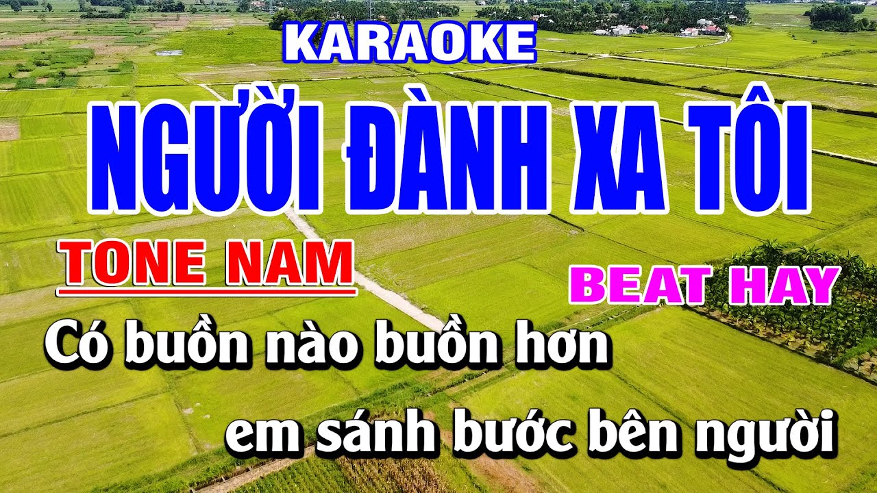 🎤 Người Đành Xa Tôi - Karaoke Tone Nam  | Beat Chuẩn 🎶 | Bạch Duy Sơn