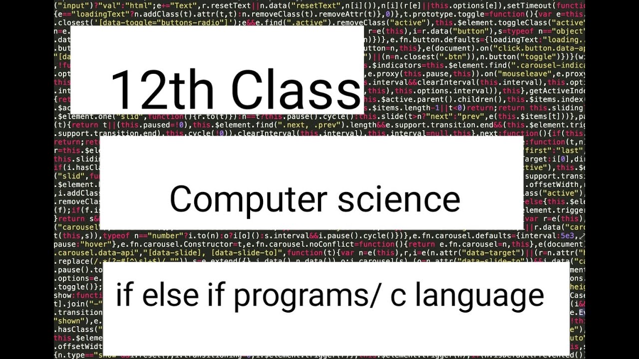 If else if programs/ c language - YouTube