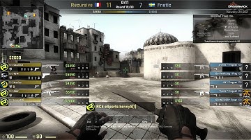 CS:GO fnatic V Recursive BO3 Map#2 DreamHack Winter 2013