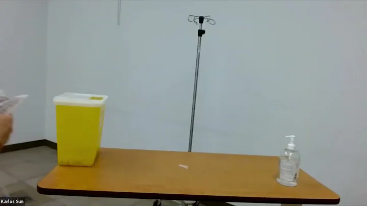 IV therapy - Primary line priming and rate set up