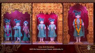 BAPS Shri Swaminarayan Mandir - Robbinsville, NJ - Live Sandhya Arti News