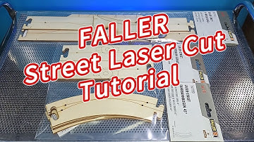 Faller Car System Street Laser Cut Tutorial