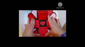 DIY Exploding box with cricut pens.