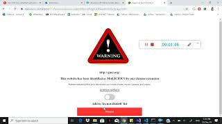 Malicious Website Detector (Machine Learning with Chrome Extension)