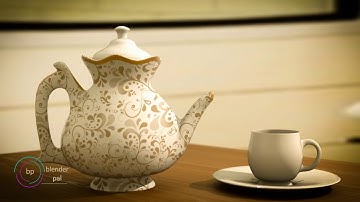 Blender Beginner Tutorial- How To Create A Designed Teapot Easily