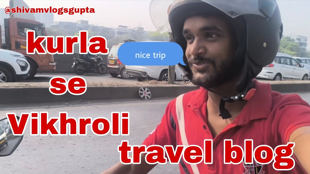Kurla Se Vikhroli Bike Ride 🚦 | Mumbai Traffic Travel Vlog | Shivam Vlogs 
