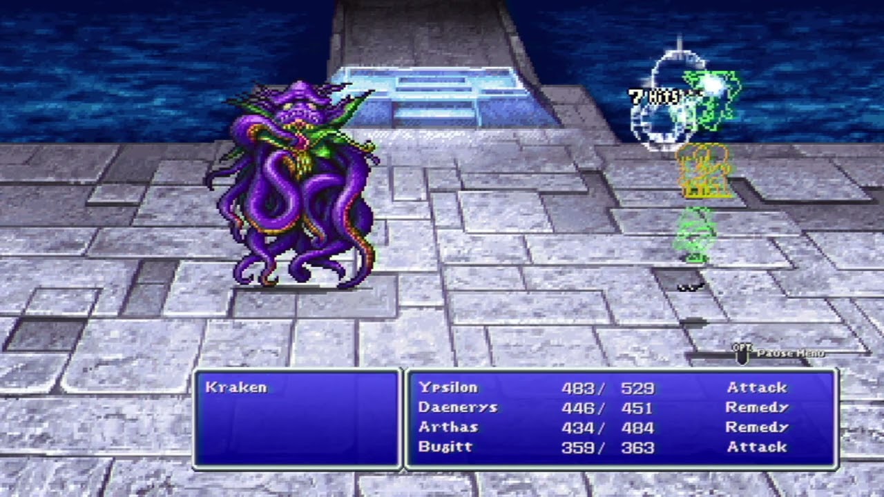 FF1 PR Soul of Chaos Hard Mode EP07 Kraken