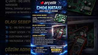 Arçelik Klima Ch04 hatasi ve çözümü