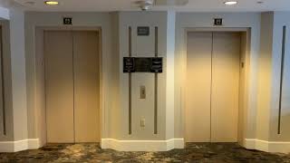 Amazing, EARLY 1987 Dover Impulse Traction Elevators @ The Cincinnatian Hotel - Cincinnati, OH