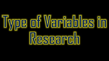 8. Basic Types of Variables Quantitative