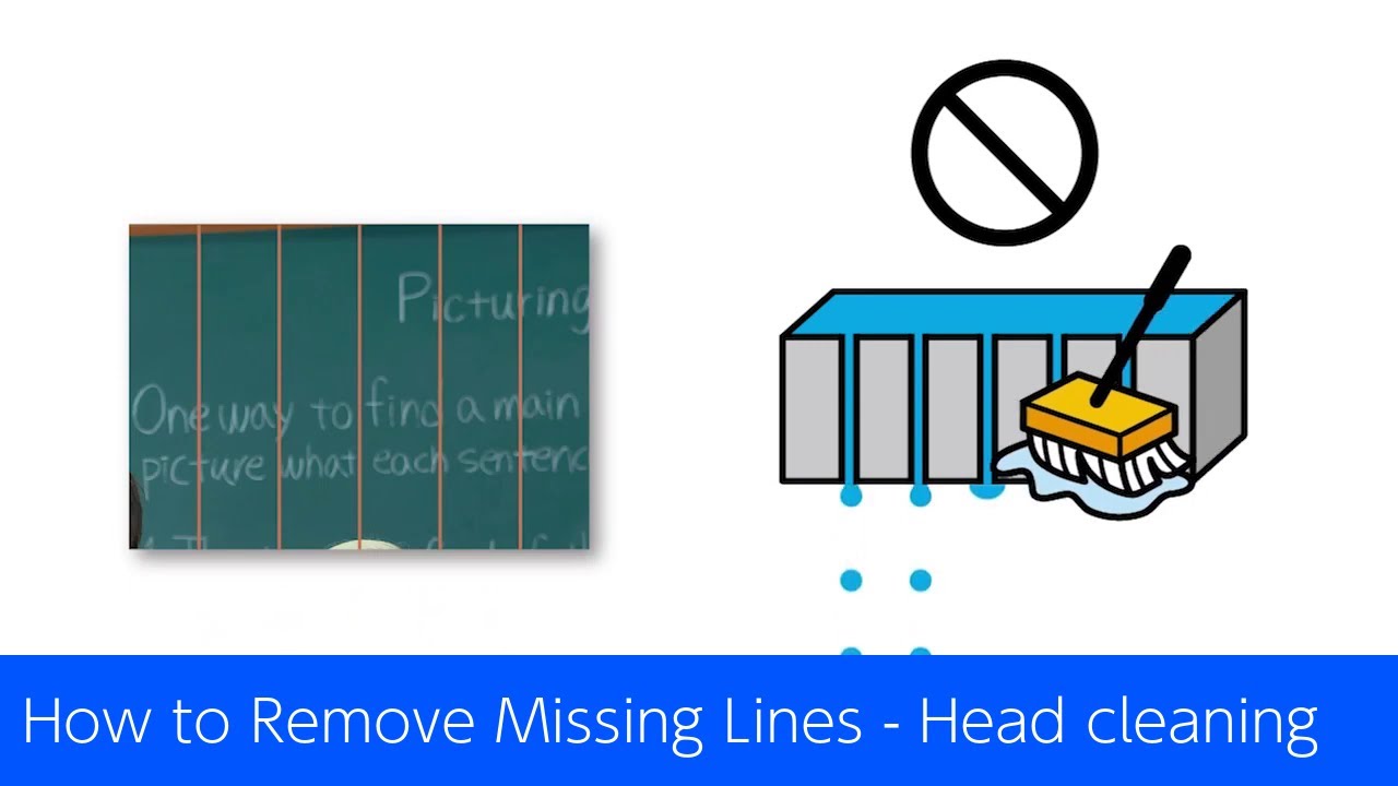 How to Remove Missing Lines - Head cleaning（Epson L1210 Series）NPD6813 -  YouTube