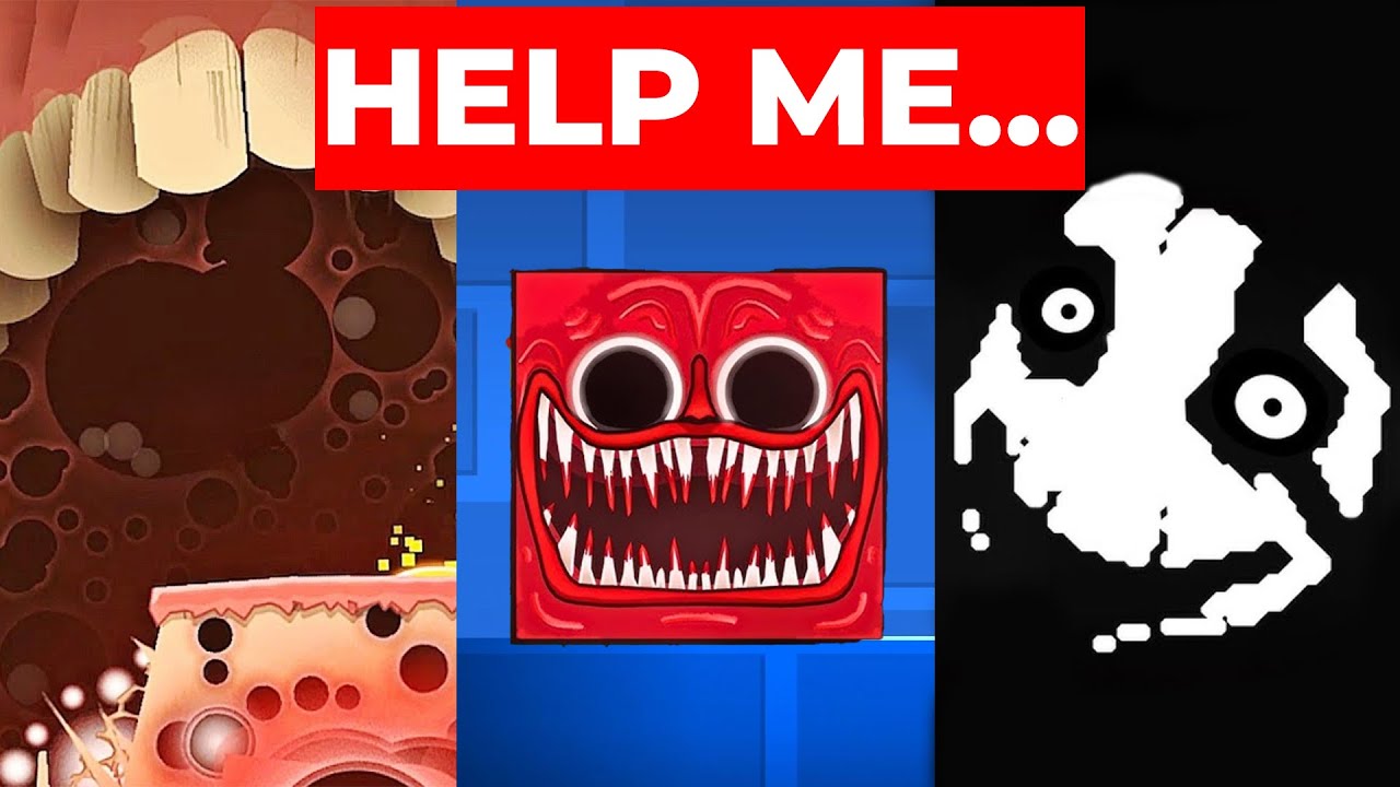 I Played The SCARIEST Geometry Dash Levels... - YouTube