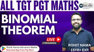 Binomial Theorem Important Questions | KVS EMRS TGT PGT Maths | PYQs &amp; Expected Questions #maths