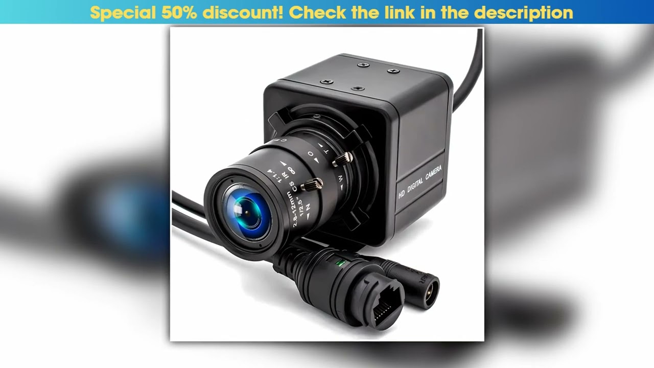 WGWK 4K CMOS POE Digital Live Stream Camera 3458MP HD Security Protection Webcam Industrial