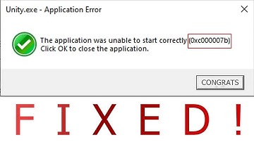 🔔 Error 0Xc000007B - 0Xc00007B Error Fix How To Fix 0Xc00007B