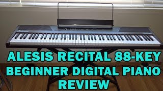 ALESIS RECITAL 88-KEY BEGINNER DIGITAL PIANO REVIEW screenshot 5