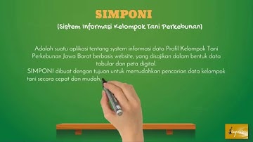 SIMPONI (SISTEM INFORMASI KELOMPOK TANI PERKEBUNAN)