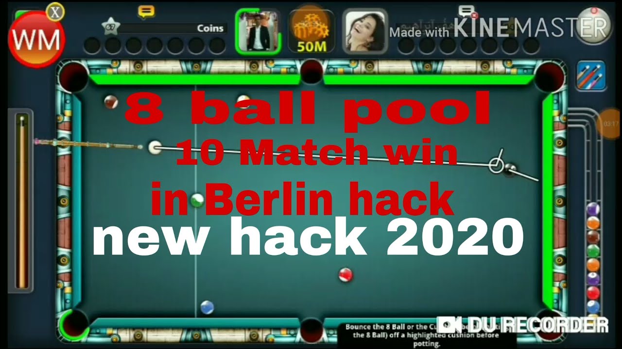 8ballpool Berlin 10 match win on hack in 8ballpool game new hacking trick by md alam gaming