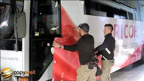 Copywell   Ricoh Wide Format Printing Time Lapse Bus Wrap