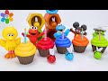 Best learning for toddlers  learn colors and shapes with sesame street cup cakes