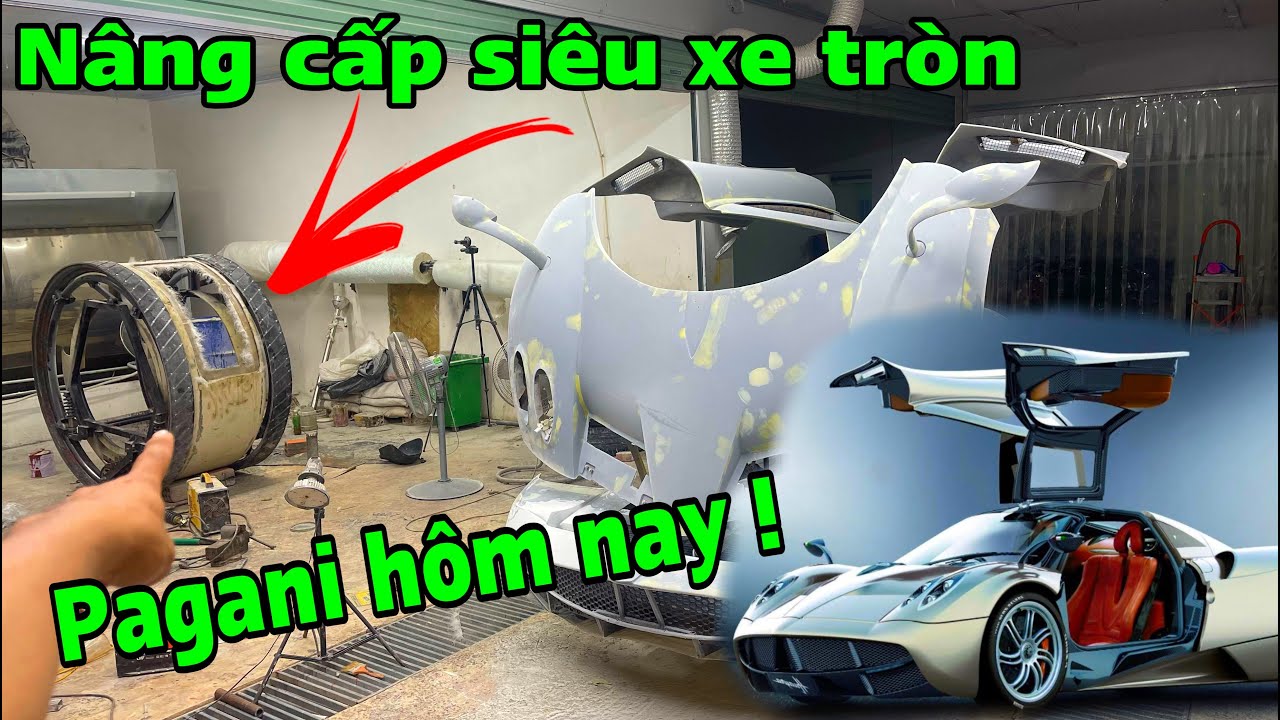 ⁣Nâng cấp cho siêu xe tròn , sửa lỗi cho Pagani