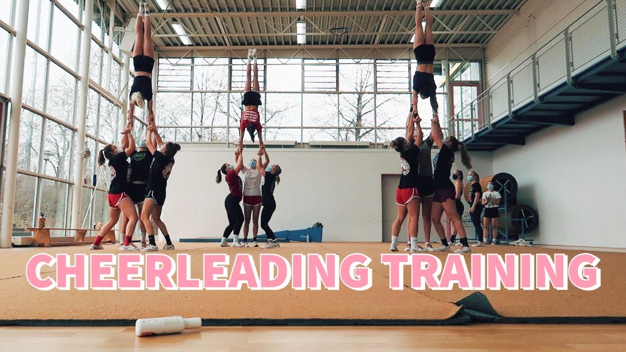 Cheerleading Training Vlog - neue Stunts, Pyramiden und Baskets
