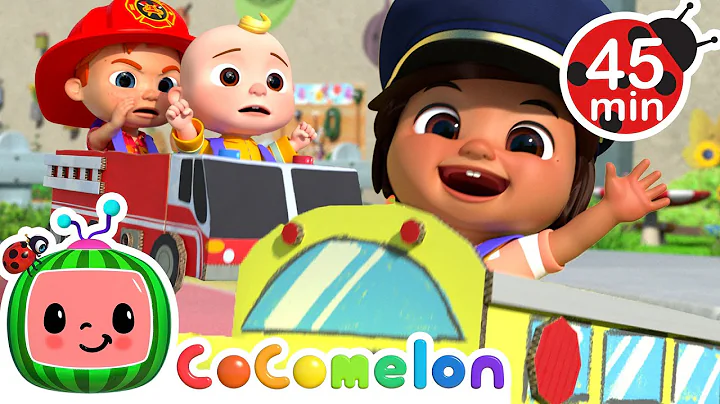 Nina's Wheels on the Bus Play! 🚌 + More Nina's Familia 🎵 | CoComelon Nursery Rhymes & Kids Songs