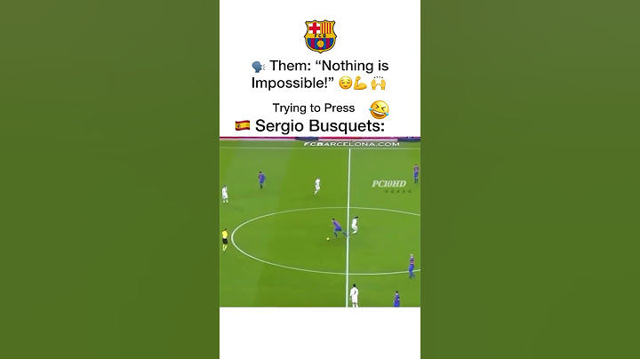 Sergio Busquets 2000 IQ Moves 🧠 #barcelona
