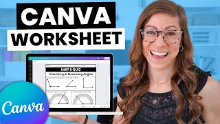 How to Create a Worksheet in Canva | Tutorial for Teachers