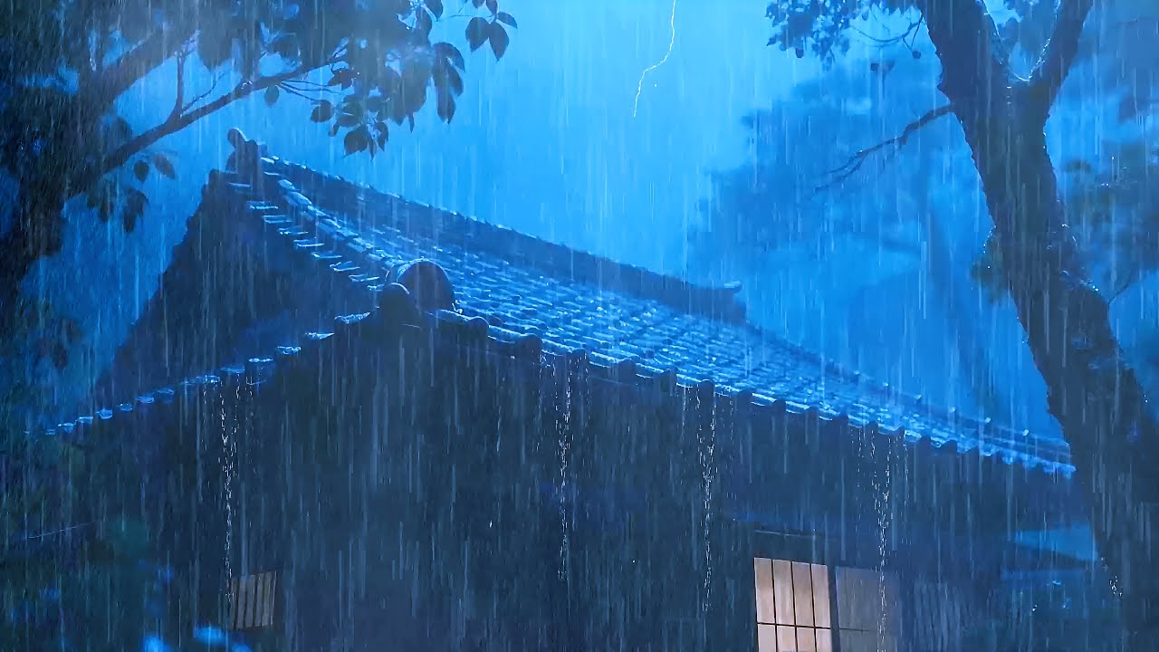 Deep Sleep During the Rainy Night - Rain Sounds For Sleeping - Sleep FAST & Beat Insomnia, asmr