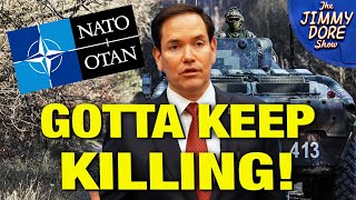 Rubio Pushes MORE WAR SPENDING from All NATO Members!