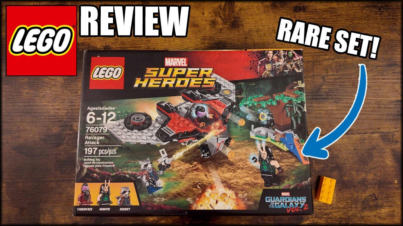 Rare Retired Set! LEGO Marvel Ravager Attack 76079 (2017) Review