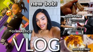 VLOG: it&#39;s not worth it! | New Bob hairstyle, shopping for gifts, gymnastics,  car rant + more