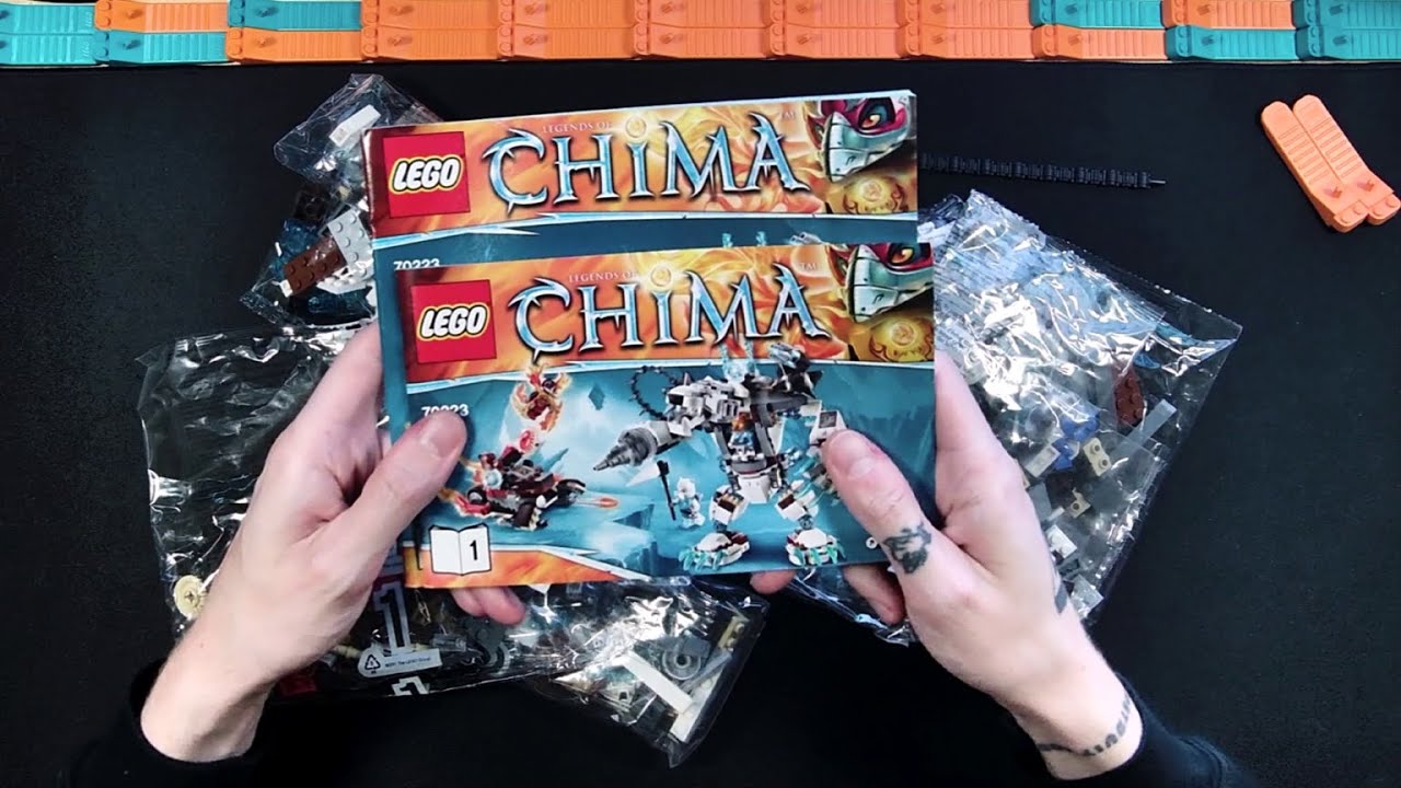 LEGO Legends Of Chima Icebite's Claw Driller 70223 Build And Review! So Many Broken Pieces!
