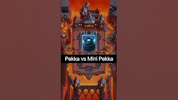 PEKKA vs Mini PEKKA 💥 Who Is The REAL King? Clash Royale 2025#clashroyale #shorts #trending