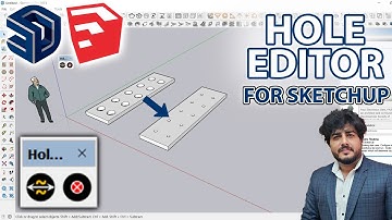 HOLE EDITOR | Easily EDIT HOLES in SketchUp (New Extension By Fredo6!)