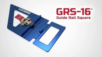 Track Saw Guide Rail Square - Presenting the GRS-16