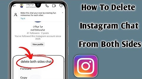 How To Delete Instagram Chat From Both Sides (2025) | Delete Instagram Messages From Both Side